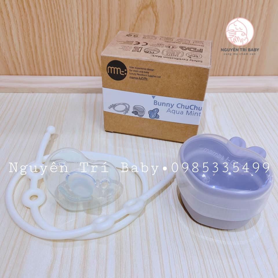 Ti giả Bunny Chuchu Mamastem 0-18m Hàn Quốc (có hộp đựng + dây đeo silicon)