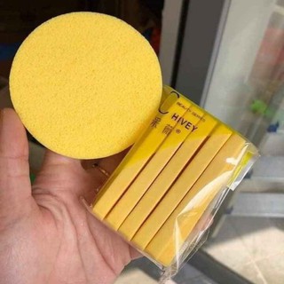 Bọt biển - Bông nở rửa mặt Chivey 12 miếng / Miếng mút rửa mặt bọt biển dạng nén ( Gói 12 thanh)(Kho Sỉ Hằng Nguyễn)