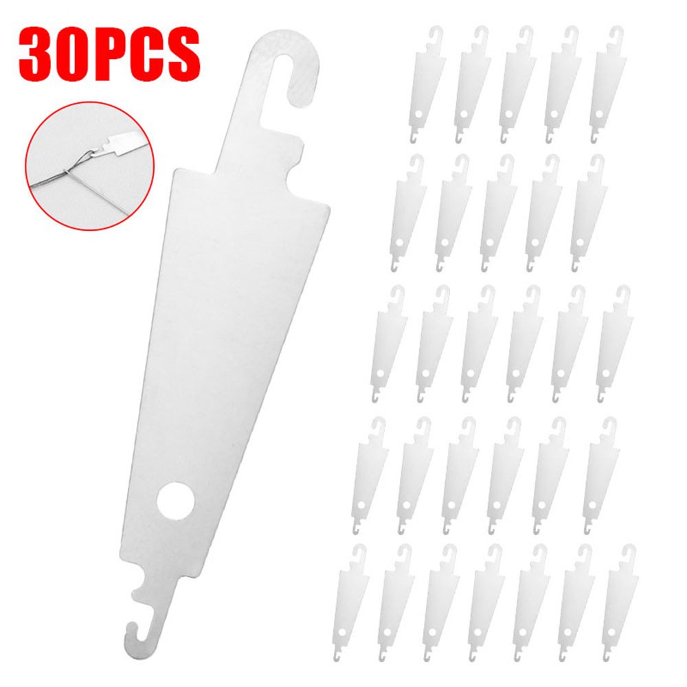 Bộ 30 Dụng Cụ Móc Đan Len Bằng Thép Không Gỉ Nhiều Màu Sắc