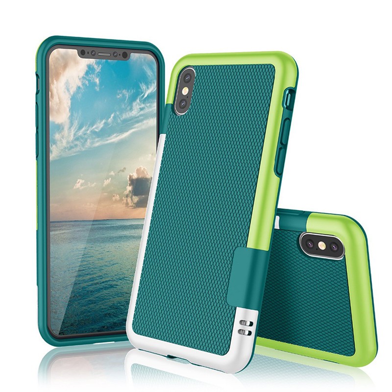 Shockproof simple PC/silicone plastic phone case for iPhone 11 pro max X XS MAX XR 8 7 6 6S Plus