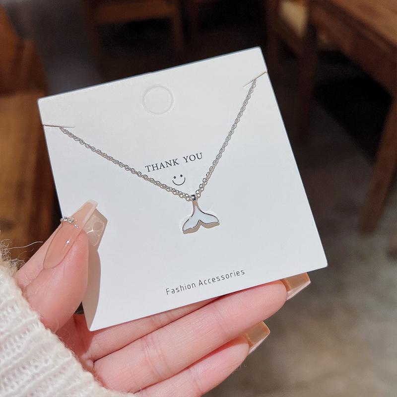 XiaoboACC Vòng Cổ Mặt Đuôi Cá - 38cm+6cm