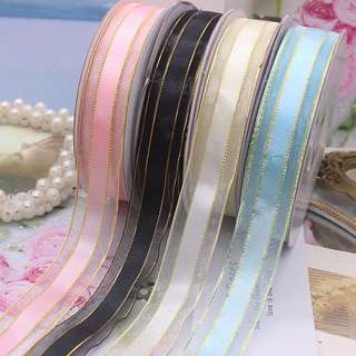 Ruy băng ribbon phối voan ánh kim làm rosette kanzashi lolita itabag jk ins