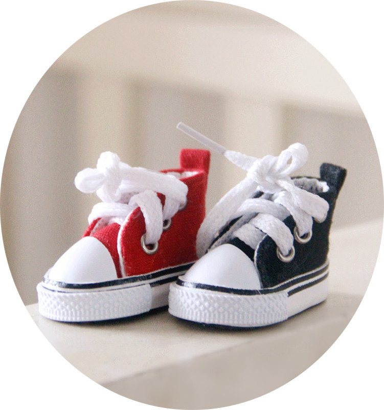 Giày vải canvas 20cm 5cm tùy chọn màu sắc cho búp bê