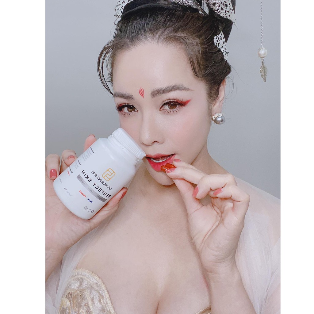 Viên uống trắng da, ngăn ngừa nám - PERFECT SKIN LAURA SUNSHINE NHẬT KIM ANH