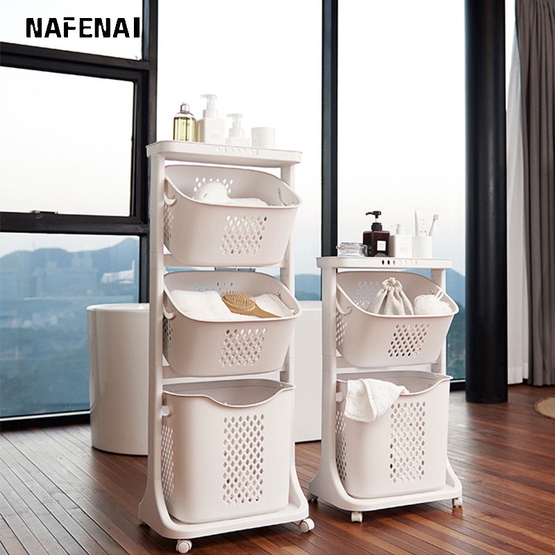 Giỏ nhựa NAFENAI đựng đồ đa năng có thể tháo rời tiện dụng