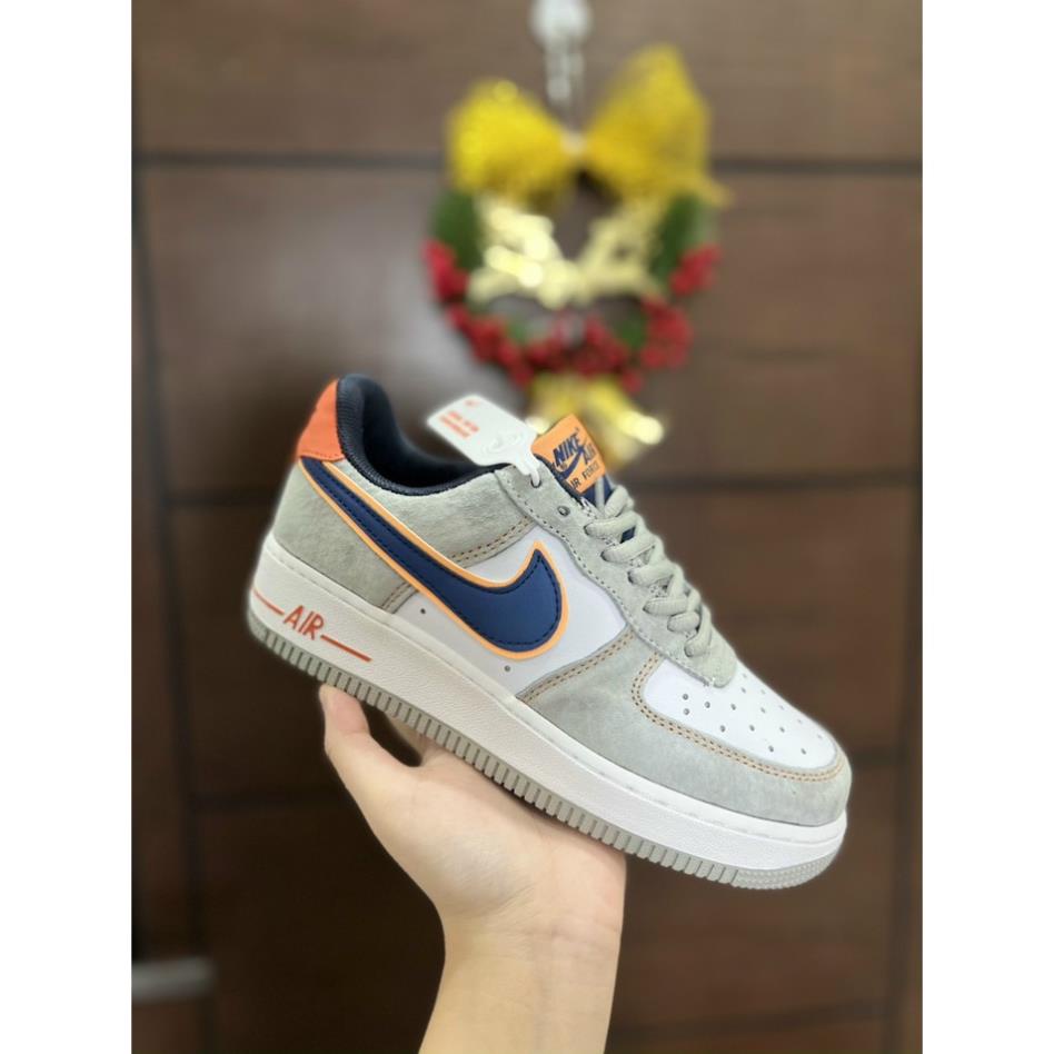 Giày AF1 Custom Xám Gót Cam Bản S.C Full Box+Phụ Kiện | BigBuy360 - bigbuy360.vn