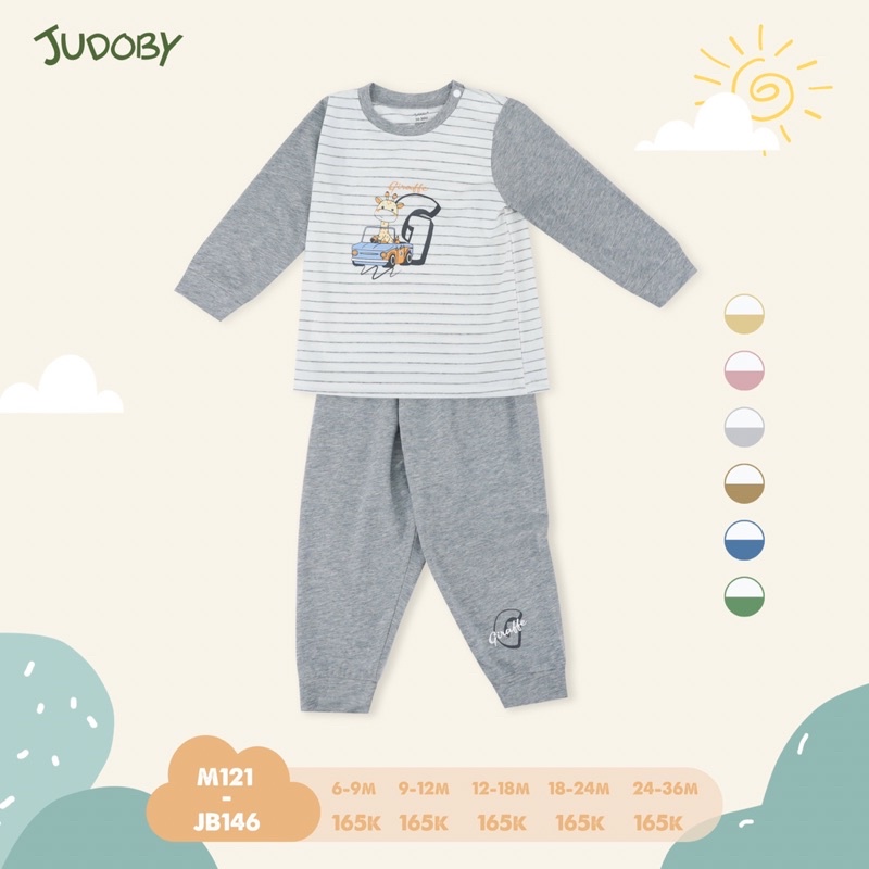 Bộ dài tay thu đông Dokma - Judoby cho bé trai, bé gái mẫu mới 2022 JB146