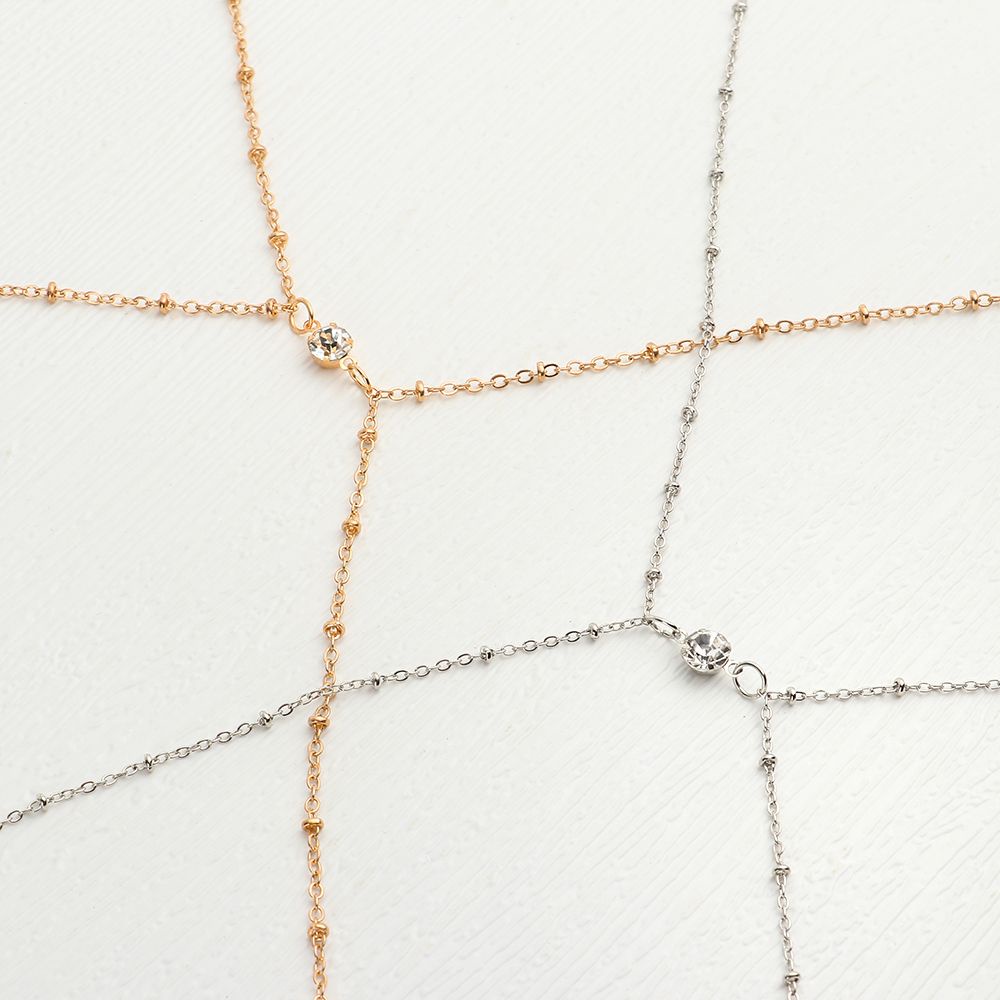 Dây Xích Đeo Hông Hai Lớp Bằng Đồng Đơn Giản Thời Trang Mùa Hè Cho Nữ