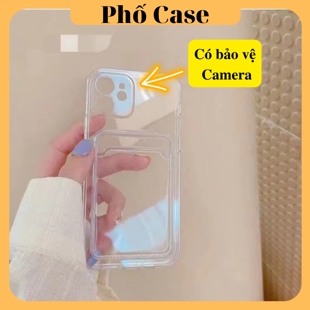 Ốp Lưng Iphone Silicon Chống Sốc Có Ngăn Đựng Thẻ Tặng Kèm Ảnh In Theo Yêu Cầu 14 promax 13 promax 12 promax 11 promax x