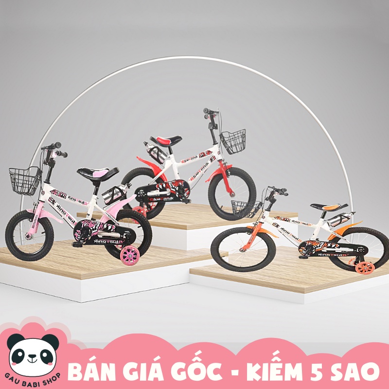 FREE SHIP Xe đạp trẻ em, Xe đạp thể thao loại 12 inch cho bé khung thép