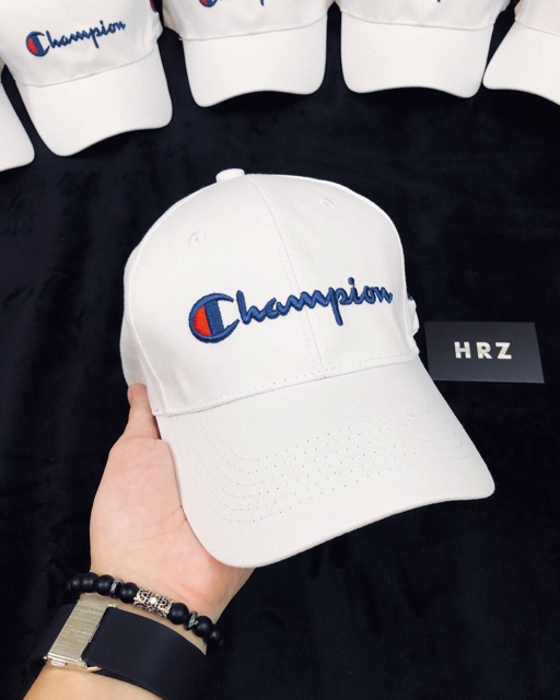 Mũ lưỡi trai , nón kết Champion full tem tag