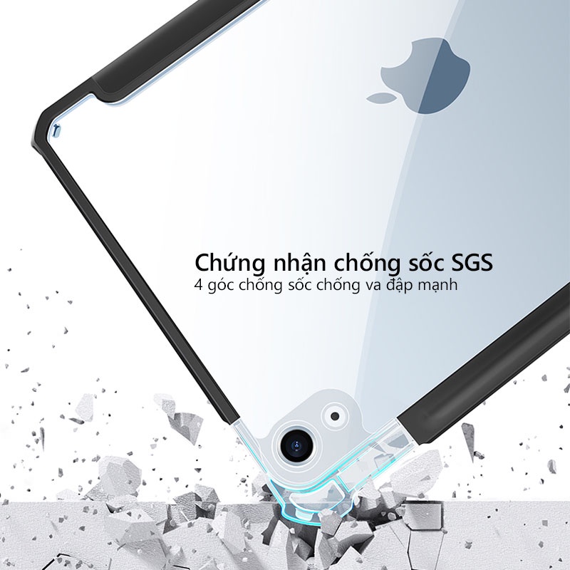 Ốp lưng XUNDD iPad Air 5 / 4 ( 2022 / 2020 ) 10.9 inch Chống trầy, Chống sốc, Mặt lưng trong, Kiểu bao da mới