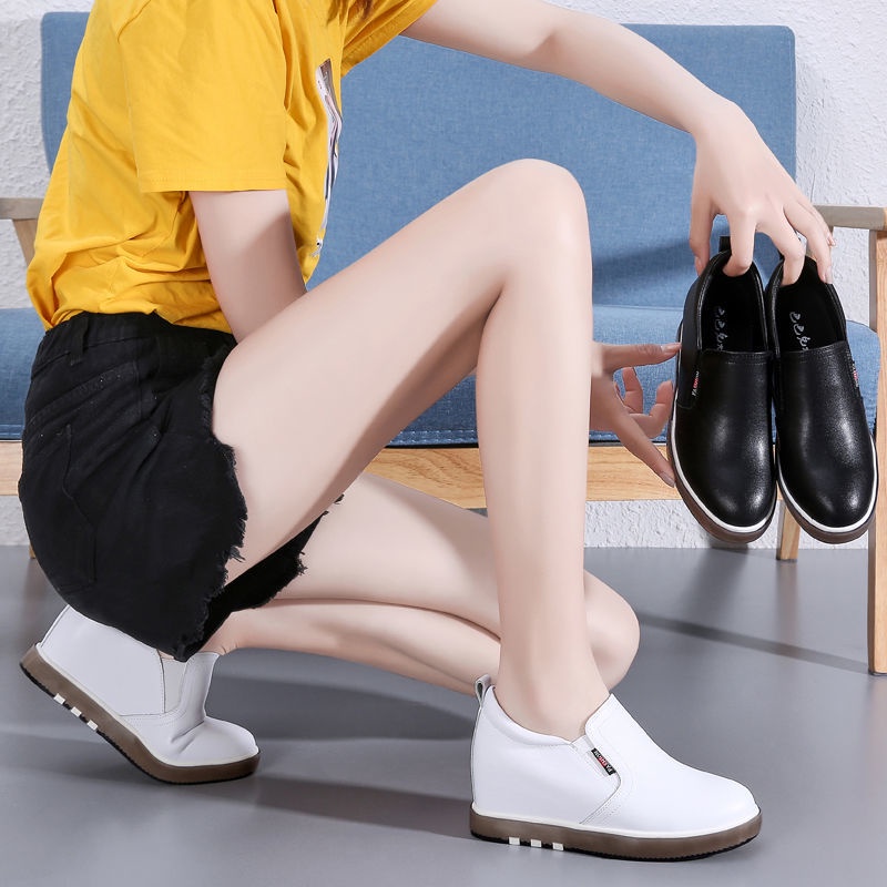 Giày Thể Thao Da Đế Dày Thoáng Khí Thời Trang Cho Nữ