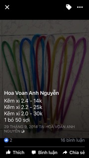 Kẽm si 2.4 bó/50 sợi/14k