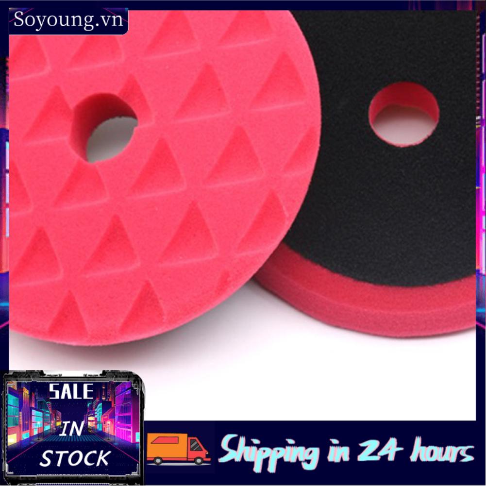 Soyoung Car Polishing Pad Polisher Machine Waxing Buffing Cleaning Drill Adapter Triangle Sponge Disk