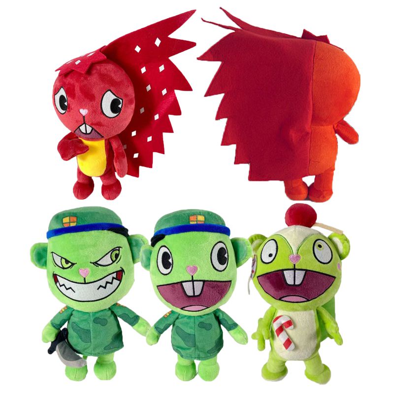 Búp Bê Nhồi Bông Hình Nhân Vật Hoạt Hình Happy Tree Friends Đáng Yêu 28cm/11.0in