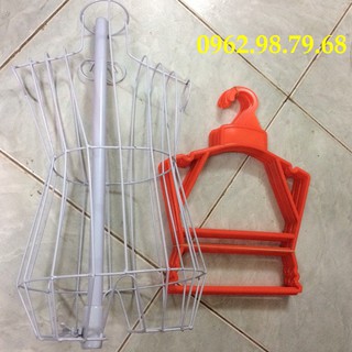 Combo 100 Chiếc Móc Bộ Bé và 1 Manocanh Sắt TRẺ EM