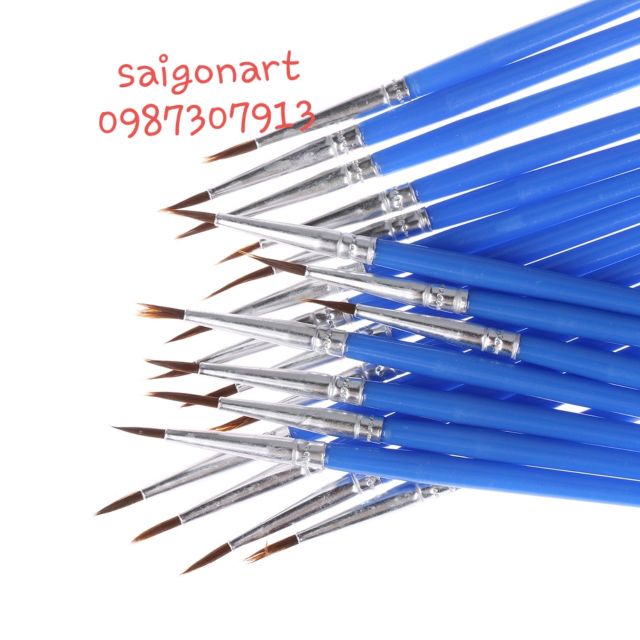 Cọ Tỉa Nét Nhỏ Màu Acrylic, Sơn Dầu, Màu Nước