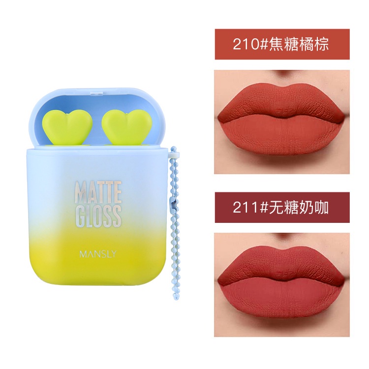 Son kem lì hai màu mịn như nhung lâu trôi không thấm nước