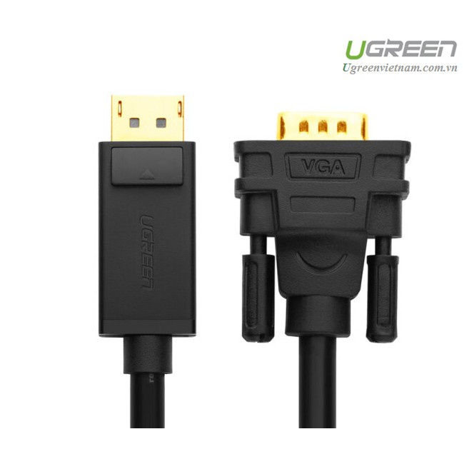 Cáp Displayport to VGA dài 1,5M chính hãng Ugreen 10247 Cao cấp