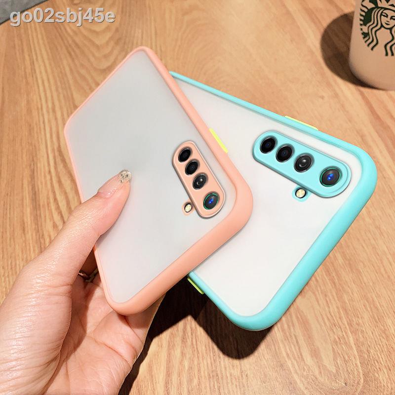 Ốp lưng điện thoại OPPOK5 da trong suốt cảm ứng mờ phủ tương phản màu bao gồm tất cả các loại vỏ cứng chống r
