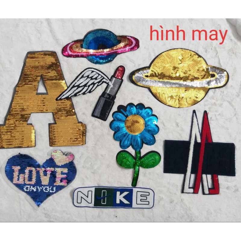 Hình may trang trí.