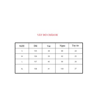 Váy đỏ chấm bi - Hàng thiết kế MORAN [ORDER]