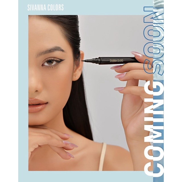 Bút kẻ mắt nước Sivanna Chính Hãng chống thấm nước lâu trôi Xpress Eyeliner Rose Cat