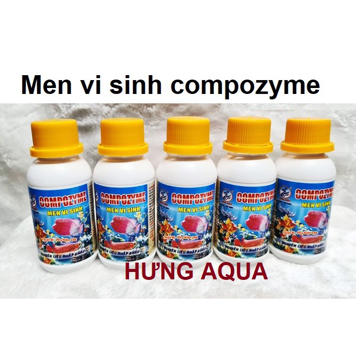 Vi sinh - Men vi sinh bể cá Compozyme và TN1A làm trong nước, phân hủy chất thải tạo môi trường sống tốt cho cá