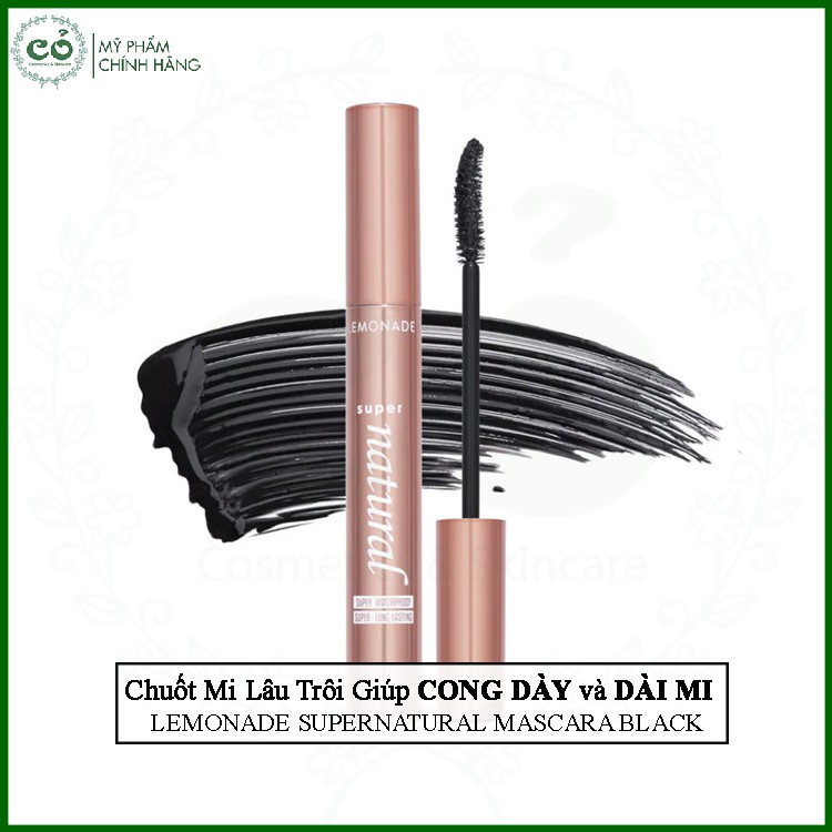 CHUỐT MI CONG DÀY LÂU TRÔI - LEMONADE SUPERNATURAL MASCARA