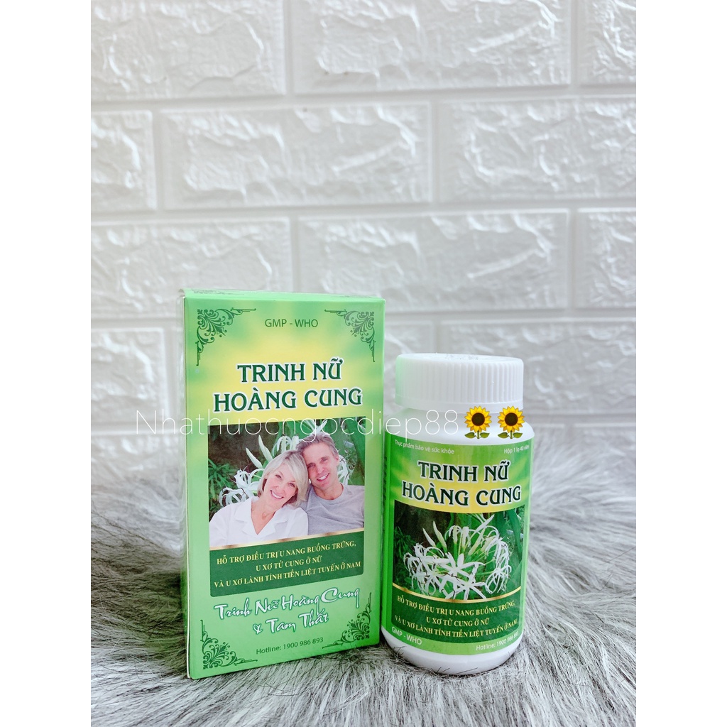 (CHÍNH HÃNG)Viên uống TRINH NỮ HOÀNG CUNG TAM THẤT hỗ trợ nang buồng trứng và u xơ