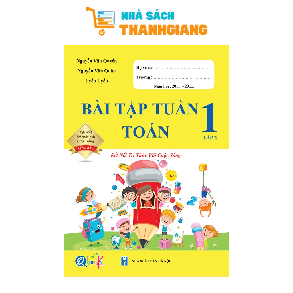 Sách - Bài tập tuần TOÁN 1 tập 2 (Kết nối tri thức với cuộc sống)