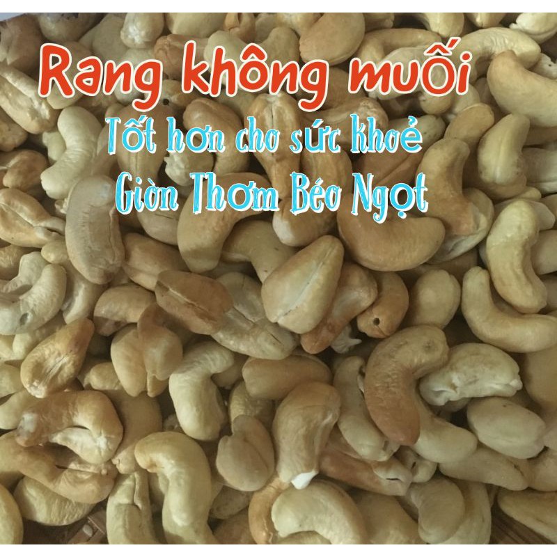 500gr Hạt điều rang không dùng muối (rang mỗi ngày)
