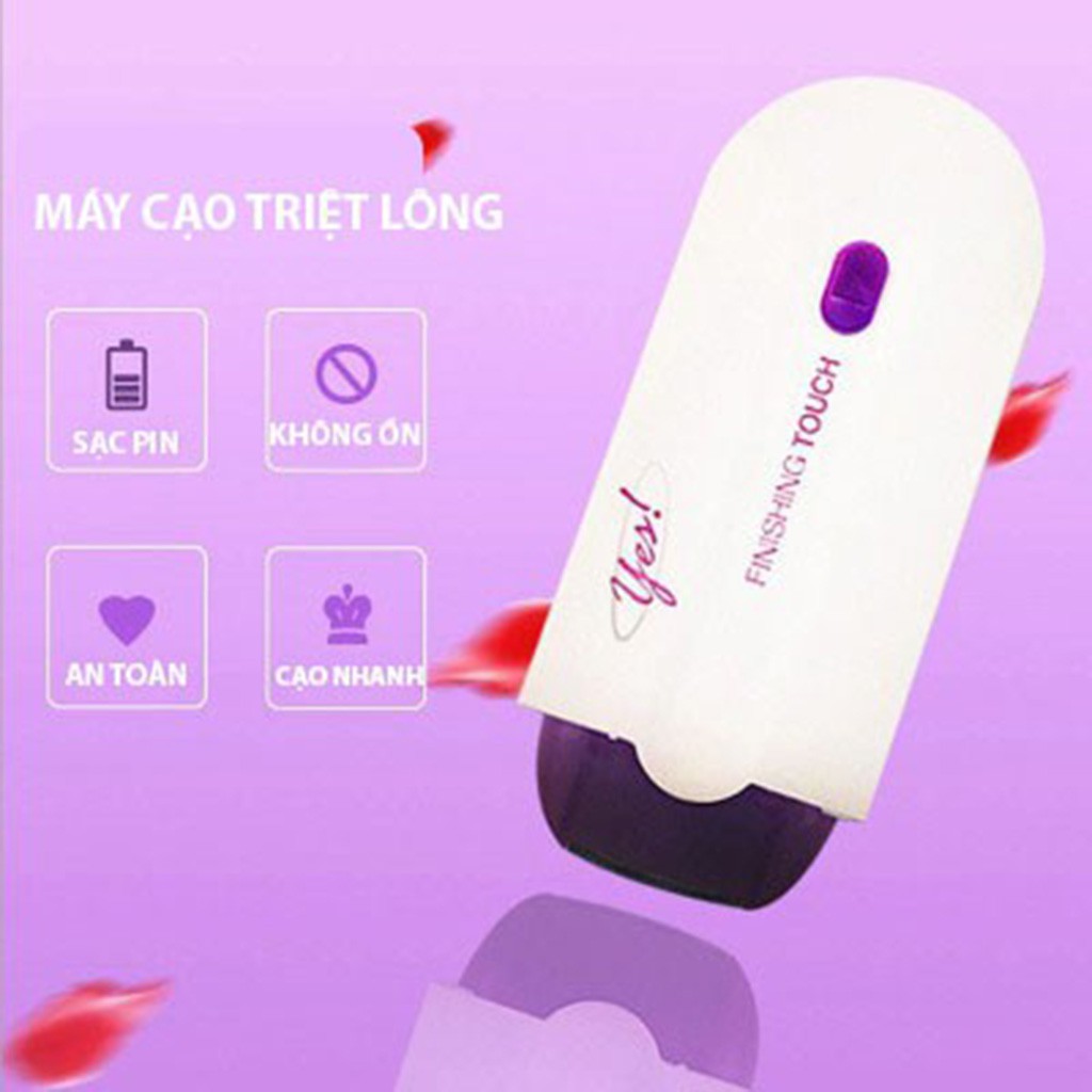 Máy Triệt Lông Cảm Ứng Cầm Tay Yes Finishing Touch Triệt Lông Vĩnh Viễn Không Đau Rát An Toàn Cho Da