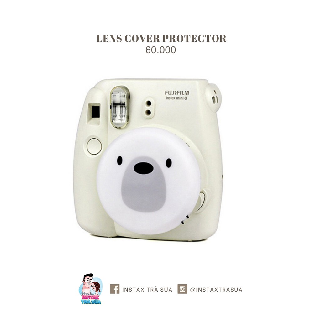 LENS CAP - MIẾNG ỐP BẢO VỆ ỐNG KÍNH MÁY INSTAX MINI 8 / MINI 8+ / MINI 9