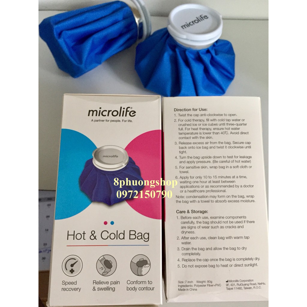 Túi chườm nóng lạnh đa năng Microlife - Túi chườm Microlife