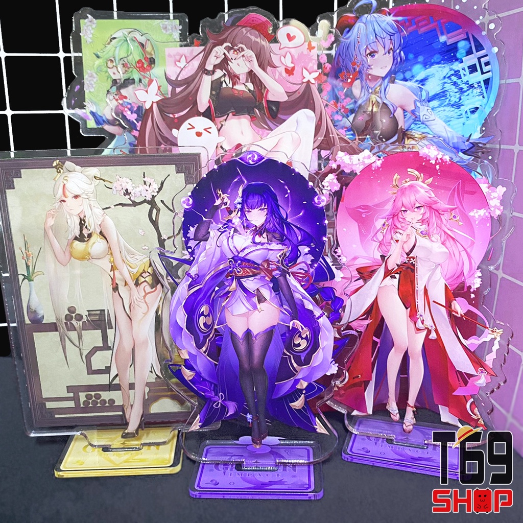 Mô hình Standee Acrylic Mica game Genshin Impact - Mẫu 4