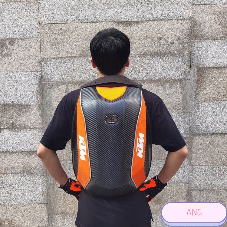 Ba Lô Đeo Vai Vỏ Cứng Chống Thấm Nước Chuyên Dùng Khi Lái Xe Mô Tô