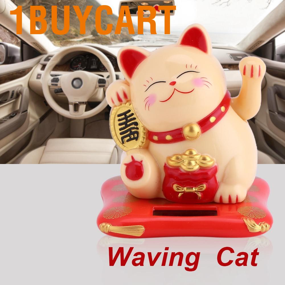 Mô hình mèo vẫy tay may mắn sử dụng năng lượng mặt trời