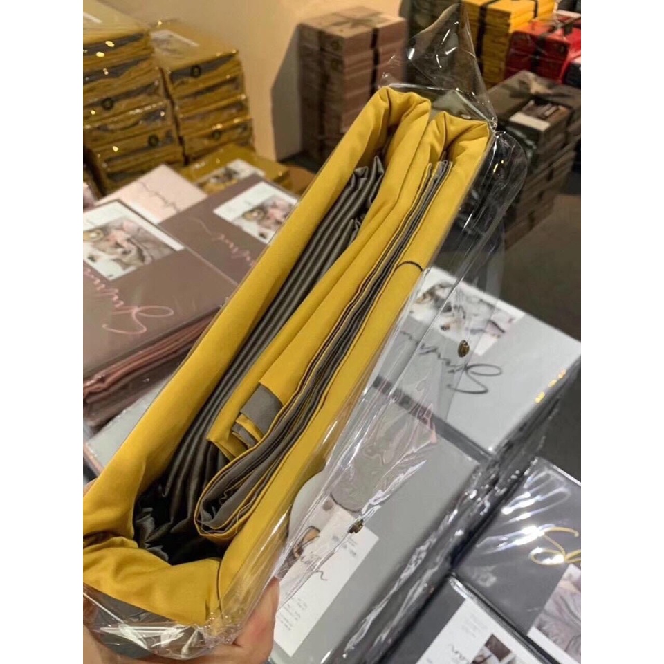 Bộ chăn ga gối Lụa Cotton Tencel 40S VIE Home - Chăn ga gối nhập khẩu cao cấp