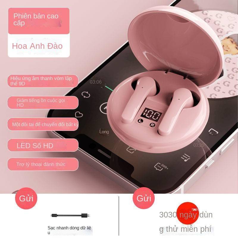 Tai nghe chơi game/nghe nhạc TWS bluetooth không dây JS82 cho apple oppo huawei vivo