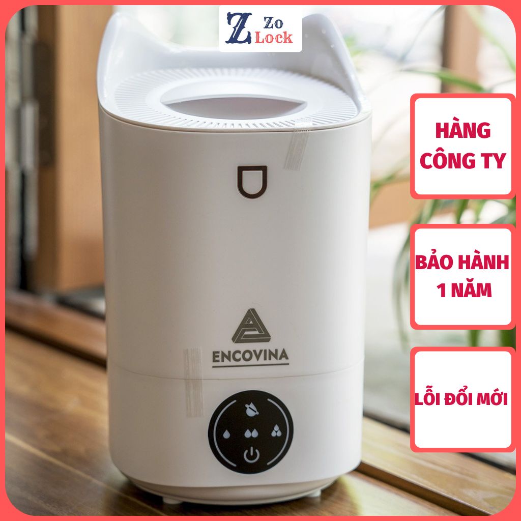 Máy phun sương tạo ẩm Máy tạo ẩm không khí khuếch tán tinh dầu ENCOVINA EV450 Dung tích 4100ml 3 chế độ phun