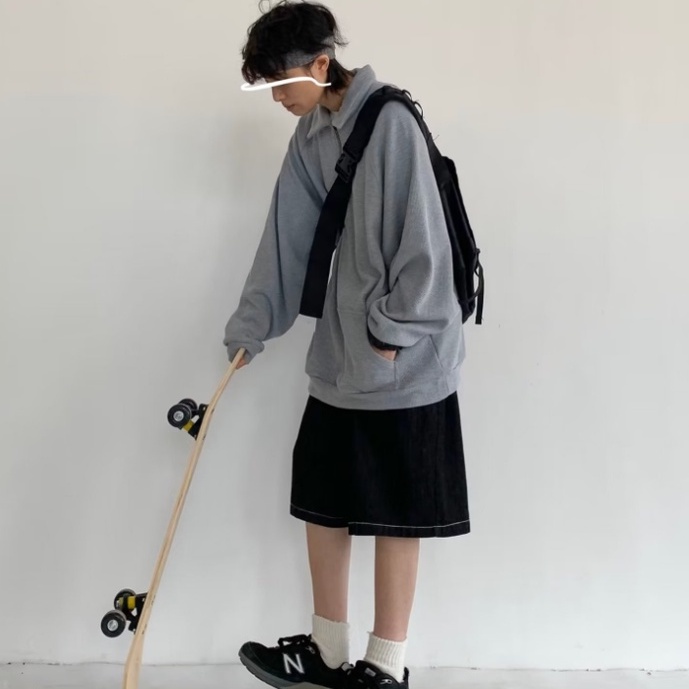 Áo Thun polo Họa Tiết Bánh waffle Thời Trang Dành Cho Nam Và Nữ