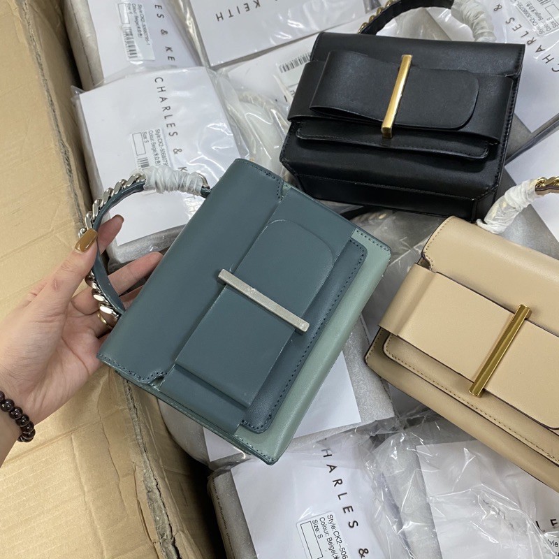 Túi nơ chữ Cê Ka xuấtttt loại đẹp size 19cm (k hộp) | BigBuy360 - bigbuy360.vn