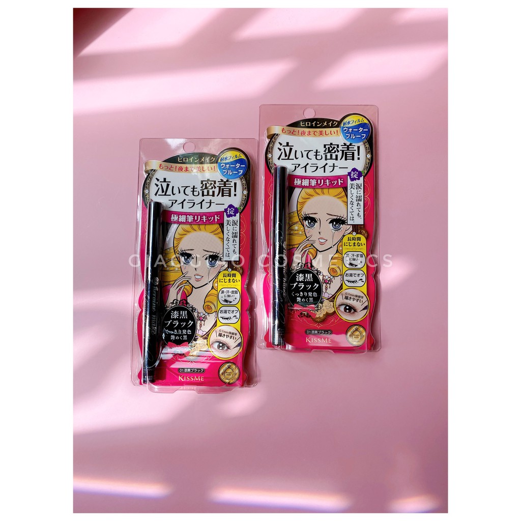 Kẻ Mắt KISS ME HEROINE Không Lem -Trôi Chính Hãng Màu Nâu và Màu Đen