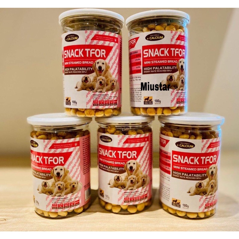 Bánh thưởng cho chó Tfor Snack cho chó Tfor hộp 180g