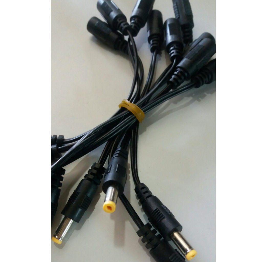 Jack chuyển nguồn adapter 5.5X2.5mm ra 4.8X1.7mm Đầu tròn - Vàng