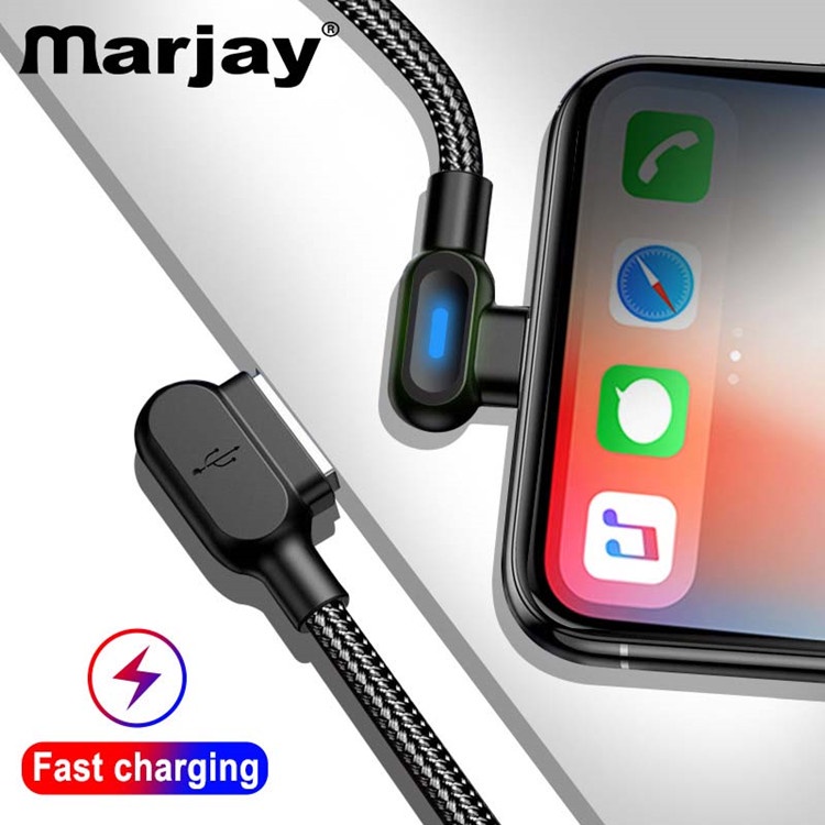 Dây Cáp Sạc 90 Độ cáp dữ liệu khuỷu tay Micro USb Type C Truyền Dữ Liệu