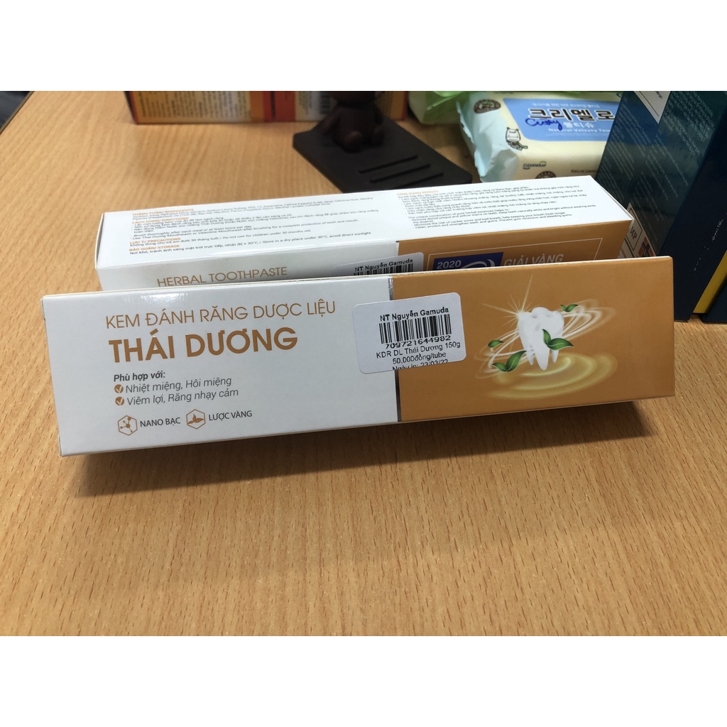 Kem đánh răng dược liệu Thái Dương
