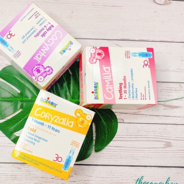 muối uống vi lượng đồng căn Coryzalia/ Camilia/ Cocyntal chính hãng Boiron canada